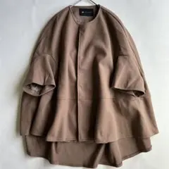 ABITOKYO ポンチョコート Mサイズ ブラウン ビッグシルエット ドルマン