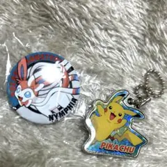 ニンフィア　缶バッジ ニンフィア 缶バッジ ポケモンセンター限定 ポケモン - メルカリ