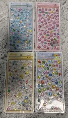 しずくちゃん　mini 硬質シール4枚セット