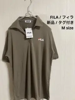 新品　未使用　タグ付き　FILA フィラ　ポロシャツ　胸ロゴ