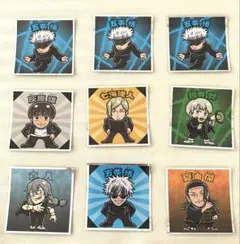 【新品未使用】呪術廻戦 呪術廻戦マン2 ビックリマンシール 9枚 まとめ売り