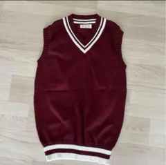 ベスト　ワインレッド　Mサイズ