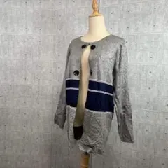 1565 VIANTE ヴィアンテ カーディガン グレー ネイビー 長袖