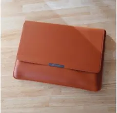 美品◎撥水加工、高級PUレザー ノートPCケース13-14インチ用