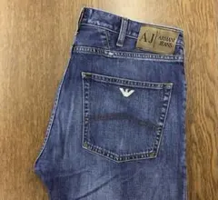 ARMANI JEANS W33 L34 色落ち アルマーニジーンズ 送料無料のサムネイル