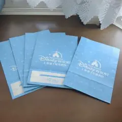 上海ディズニー　紙袋5枚