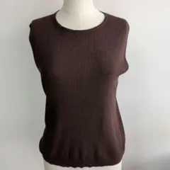 UNITED ARROWS ユナイテッドアローズ ノースリーブ ニットコットン