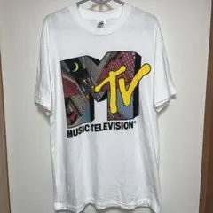 90s USA製 MTV ロゴ Tシャツ Lのサムネイル