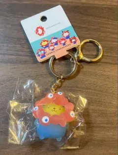 ④ ポムポムプリン　サンリオ　万博　ミャクミャク　立体　クリア　キーホルダー