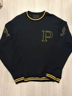 【美品】PRADA カレッジロゴ クルーネック トレーナー UJL80Bのサムネイル