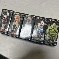 未開封・鬼滅の刃ワールドコレクタブルフィギュアvol.1、5体コンプセット