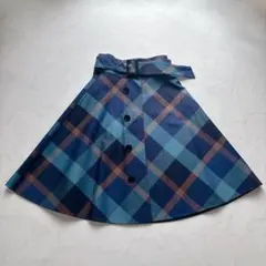 BLUE LABEL CRESTBRIDGEリバーシブルトレンチスカート