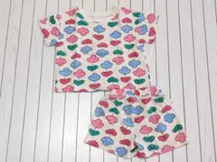 セットアップ 100 Tシャツ ショートパンツ カラフル インポート 花柄