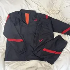 アシックス　ウィンドブレーカー　上下セット