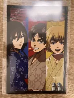 進撃の巨人　縁日　ポストカード