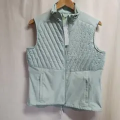H&M DryMove キルティングベスト ライトグリーンのサムネイル