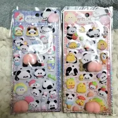 かわいい動物園 シール おしり パンダ ペンギン ひよこ
