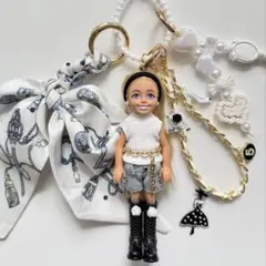 Barbie マテル社ドール使用　バービードールチャーム　バービーキーホルダー