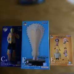 一番くじ　ワンピース　未来のエッグヘッド　C賞、E賞、F賞3セット　新品未開封