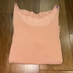 UNIQLO HEATTECH COTTON 長袖 ボートネック ピンク M