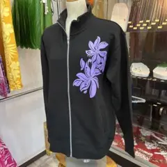 ②レディース　スウェット　ジップジャケット　フラダンス