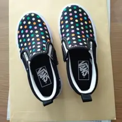 VANS ドット柄 スリッポンシューズ