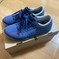 Mizuno フットサルシューズ 青24㎝