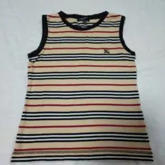 BURBERRY ノースリーブ タンクトップ ボーダー柄のサムネイル