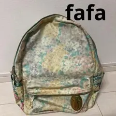 fafa 花柄　リュック