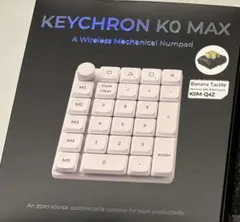 Keychron K0 Max ホワイト　バナナ軸　おまけGATERON 静音のサムネイル