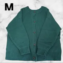 【INGNI】カーディガン ニット 長袖 ダークグリーン 緑 Mサイズ