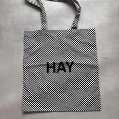 HAY チェック柄 トートバッグ