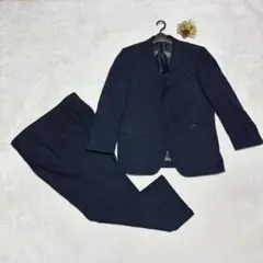 美品☆ スーツ セットアップ ネイビー 94AB4 Mサイズ ビジネス 卒業式