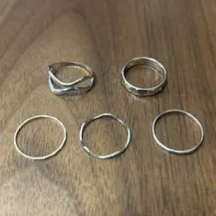 シルバー リング 5個セット