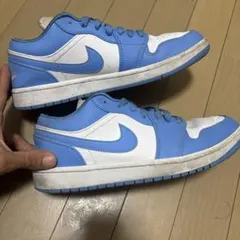 NIKE AIR JORDAN 1 LOW スニーカー ブルー/ホワイト