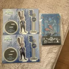 ズートピア2　ハッピーくじ　 ジュディ・ホップス アクリルスタンド マルチケース