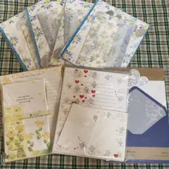 レターセット 4種類 7セット / ファンシー雑貨 平成レトロ