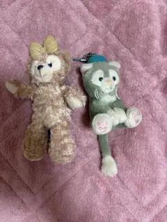 ダッフィー シェリーメイ ジェラトーニ ぬいぐるみバッジ まとめ売り