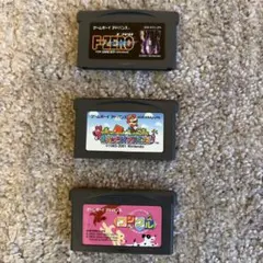ゲームボーイアドバンス ソフト 3本セット