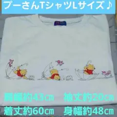 【未使用】♡DisneyくまのプーさんTシャツ♡Lサイズ！のサムネイル