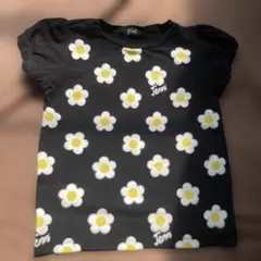 Jenni フラワー柄 半袖Tシャツ ブラック 140cmのサムネイル