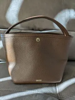 美品　chiiii Leather Bascket