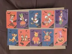 【ディズニーストア じゃんけんカード 2025 ハロウィン 10枚セット】