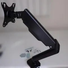 エレコム モニターアーム 17~32インチ対応 ガス式 DPA-SS02BK