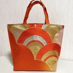 帯リメイク　ミニトートバッグ　186