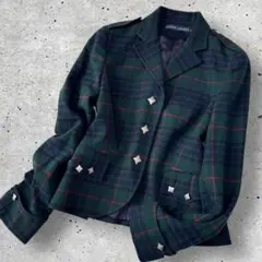 RALPH LAUREN ラルフローレン タータンチェック グリーン ジャケット