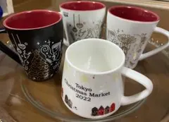 東京クリスマスマーケット 2022 2024マグカップ 4個セット