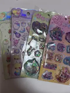 キャラクターシール 3パックセット (4パック)