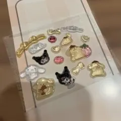 サンリオ　硬質　ボンドロ　シール　ポムポムプリン＆シナモ、クロミ　おすそ分け