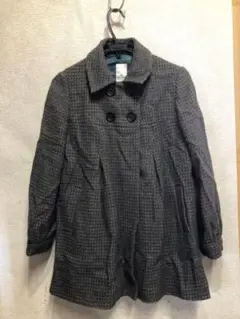 ant werpen  カフェオレカラーのショート丈ピーコート